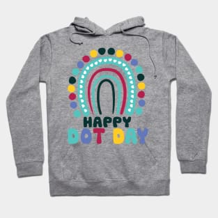 Happy Dot Day Colorful Rainbow Polka Dot Boys Kids Toddlers Hoodie